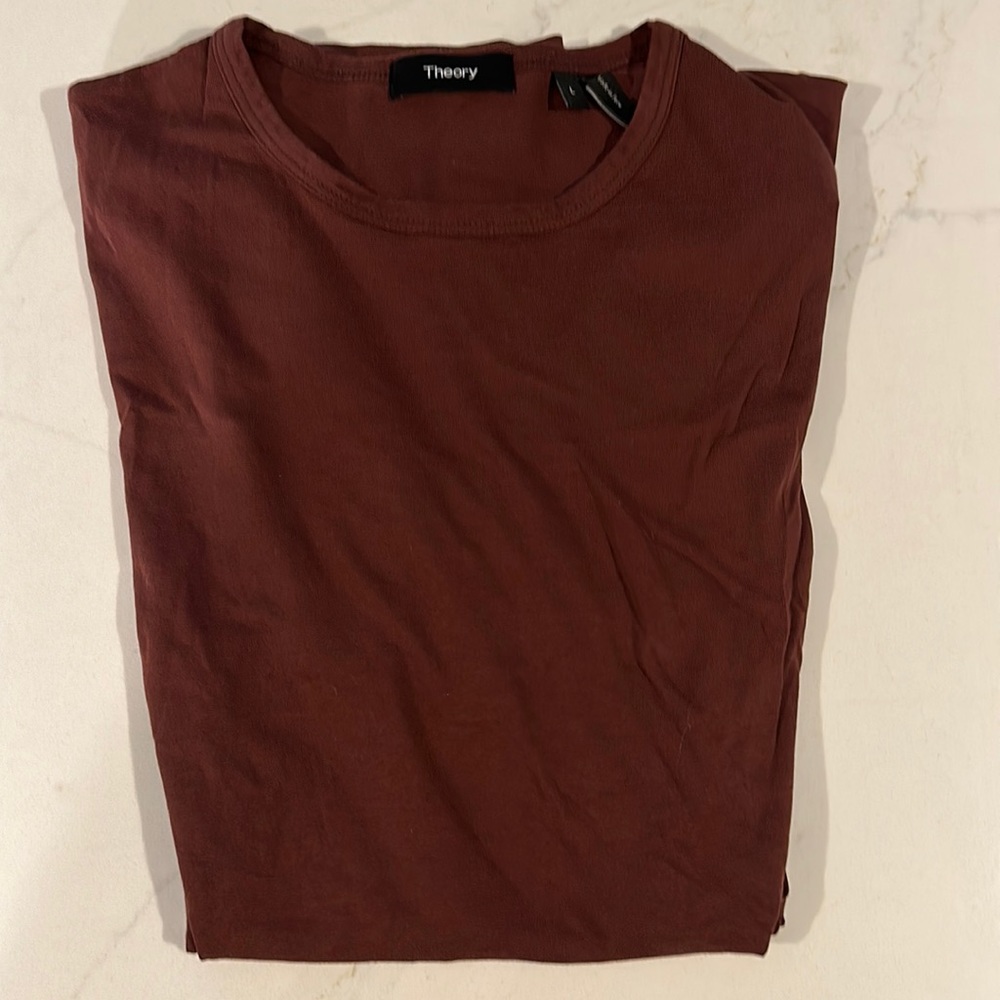 THEORY men’s round neck tee shirt